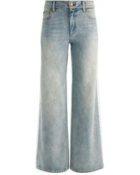Alice + Olivia - The Road Trip Jeans Mit Seitenstreifen - Lyst