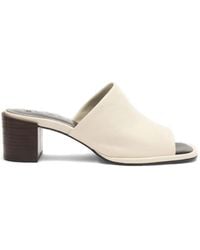 BY FAR - Francisco Square-Toe Mules - Lyst