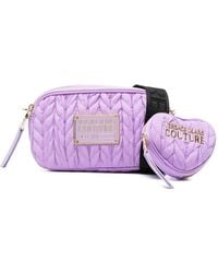 Versace Jeans Couture - Logo-Plaque Crossbody Bag - Lyst