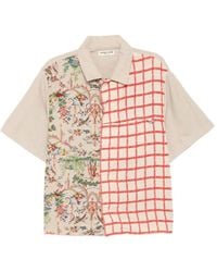 young n sang - Patchwork Floral-Print Shirt - Lyst