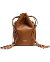 Lancel - Premiere Flirt Grained Leather Mini Bucket Bag - Lyst