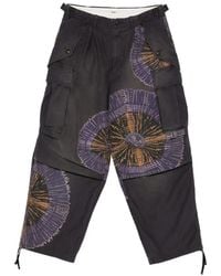KHOKI - Cargo Broek Met Print - Lyst