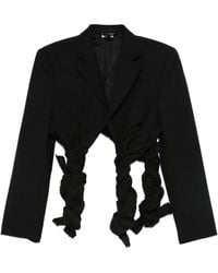 Comme des Garçons - Braided-Detail Cropped Jacket - Lyst