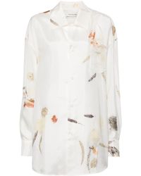Feng Chen Wang - Camicia con stampa - Lyst