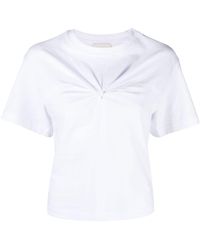 Isabel Marant - Zuria T-Shirt mit Knotendetail - Lyst