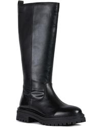 Geox - Iridea Zip-Detail Leather Boots - Lyst