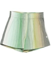 Marrakshi Life - Striped Textured Shorts - Lyst