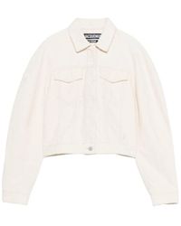 Jacquemus - Le Ovalo De-Nîmes Cropped Jack - Lyst