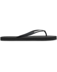 DSquared² - Teenslippers Met Logo - Lyst