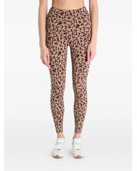 EA7 - Leggins Con Estampado De Leopardo - Lyst