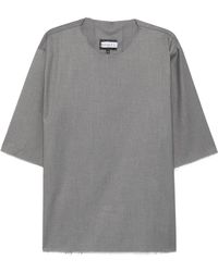 Hamza - T-Shirt Met Franje En Korte Mouwen - Lyst