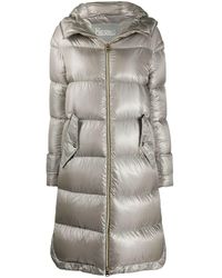Herno Manteau matelassé en duvet - Gris