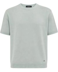 Tombolini - Fine-Knit Crew-Neck T-Shirt - Lyst