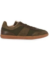 Tod's - Tabs Gommino-Detail Panelled Sneakers - Lyst