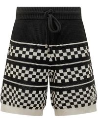 Amiri - Shorts Checked Wool - Lyst