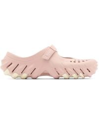 Crocs™ - Echo Mary Jane Perforated Slip-Ons - Lyst
