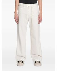 Ann Demeulemeester - Wide-Leg Drawstring Jeans - Lyst