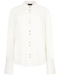 Liu Jo - Shirt With Logo Buttons - Lyst