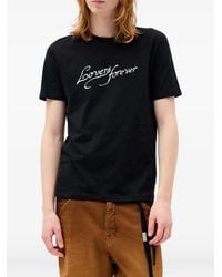 Ann Demeulemeester - Baptist Slogan-Print T-Shirt - Lyst
