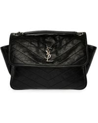 Saint Laurent - Niki Quilted Leather Shoulder Bag - Lyst