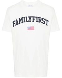 FAMILY FIRST - Logo-Print Cotton T-Shirt - Lyst