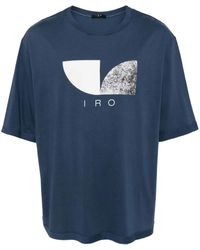 IRO - Logo-Print Cotton T-Shirt - Lyst