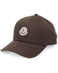 Moncler - Cappello Da Baseball Con Applicazione Logo - Lyst
