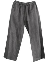 Amomento - Drawstring-Waist Wide-Leg Trousers - Lyst