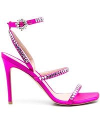 Stuart Weitzman - Crystal-Embellished 115Mm Pumps - Lyst