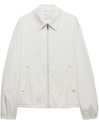 Prada - Cotton Bomber Jacket - Lyst