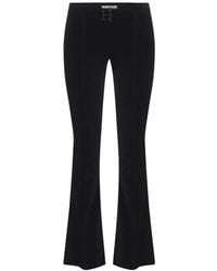 Elisabetta Franchi - Velvet Trousers - Lyst