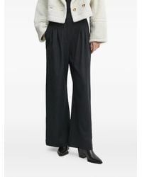 Munthe - Pinstriped Pleated Trousers - Lyst