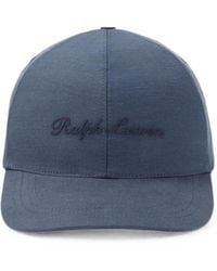 Ralph Lauren - Logo-Embroidered Linen Baseball Cap - Lyst