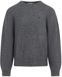 Carhartt - Trui Met Geborduurd Logo En Ronde Hals - Lyst