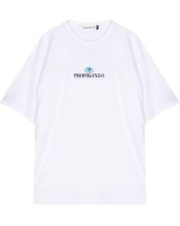 Undercover - T-shirt en coton à logo imprimé - Lyst