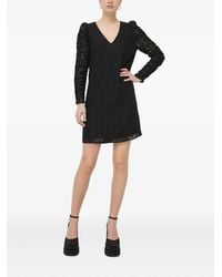 Notes Du Nord - Long-Sleeves Lace Mini Day Dress - Lyst