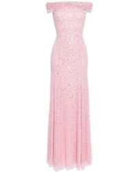 Jenny Packham - Buttercup Sequin-embellished Dress - Lyst