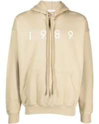 1989 STUDIO - Logo-Print Cotton Hoodie - Lyst