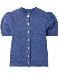 Doen - Anisa Puff-Sleeve Cardigan - Lyst