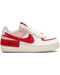 Nike - Air Force 1 Low Shadow Cracked Leather" Sneakers - Lyst