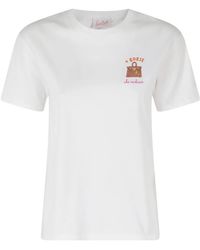 MC2 Saint Barth - Emilie Strass-Embellished T-Shirt - Lyst