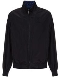 Just Cavalli - Reversible Zip-Up Lightweight Jacket - Lyst