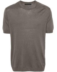 Low Brand - Short-sleeve Knitted T-shirt - Lyst