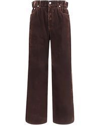Miu Miu - Pantaloni Con Vita Elasticizzata - Lyst
