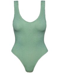 SOFIA ERHAN - Mara Badeanzug Mit Knitteroptik - Lyst