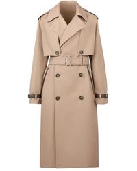 Tod's - Trench Coat With Removable Cape - Lyst