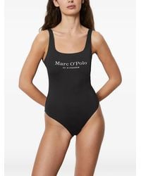 Marc O' Polo - Logo-Print Scoop-Neck Swimsuit - Lyst