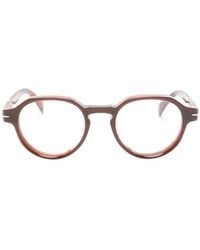 David Beckham - Db7153 Geometric-Frame Glasses - Lyst
