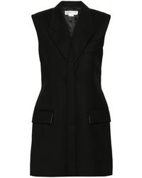 Victoria Beckham - Sleeveless Tailored Minidress - Lyst