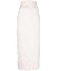 Philosophy Di Lorenzo Serafini - Jacquard Pencil Skirt - Lyst
